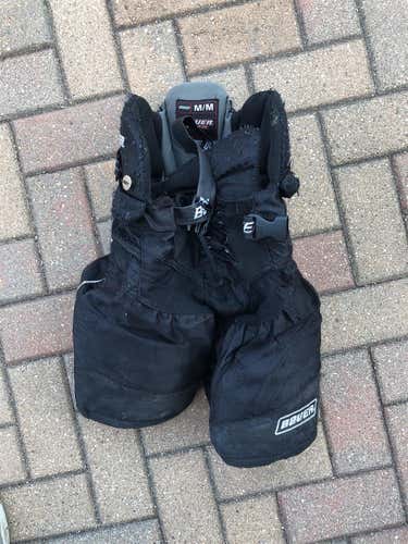 Black Used Medium Bauer 6000  Hockey Pants