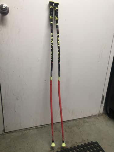 Used 48in (120cm) Leki Racing GS- World Cup Lite Ski Poles