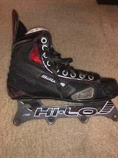 Used Junior Bauer Inline Skates Regular Width Size 4.5