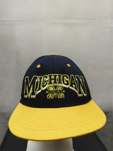 Vintage University of Michigan Top of the World Snapback Hat NCAA