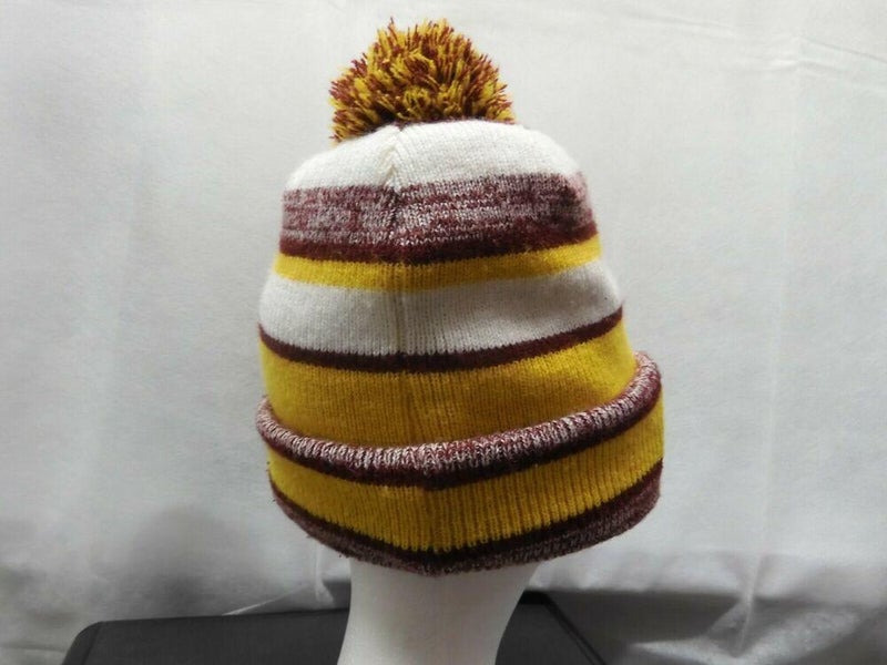 Washington Commanders STRIPED Knit Beanie Hat by New Era