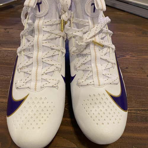 BRAND NEW UALBANY / THOMPSON / IROQUOIS NIKE HUARACHE CLEATS SZ 10.5