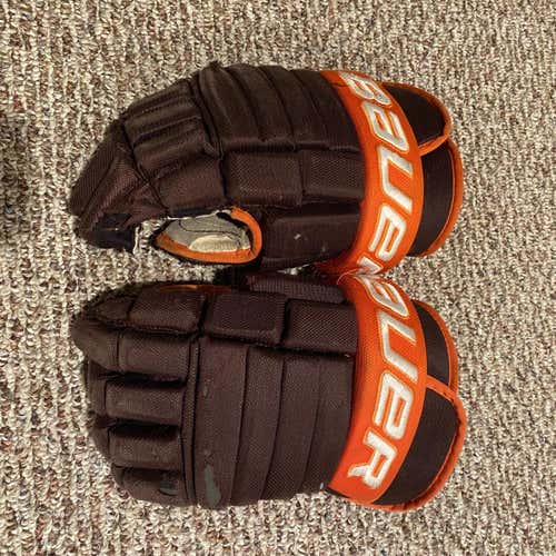 Detroit Compuware Used Bauer 15"  Gloves