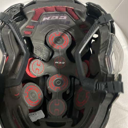 Black Used Medium CCM Resistance Pro Stock Helmet