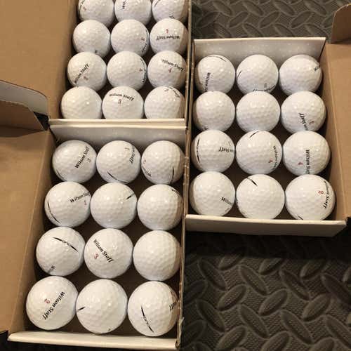 White New Wilson Staff Duo 36 Pack (3 Dozen) Balls