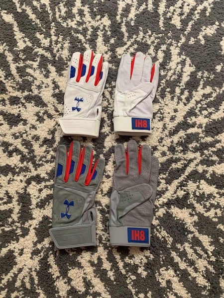 Ian Happ Pro Issue Chicago Cubs Batting Gloves Home And Away Set