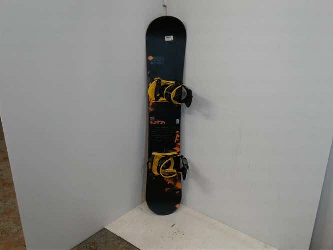 Used Burton Cruzer 151 Cm Snowboard Mens Combo