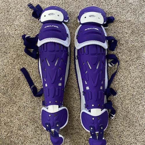 Purple New Rawlings LGPRO2-MPU Catcher's Leg Guard