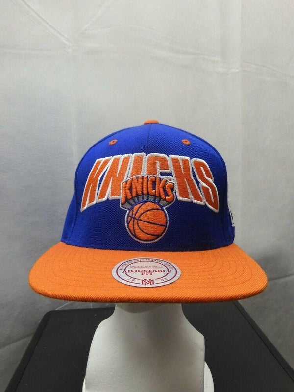 New York Knicks Hat Cap Strapback Men NBA Basketball Orange Retro