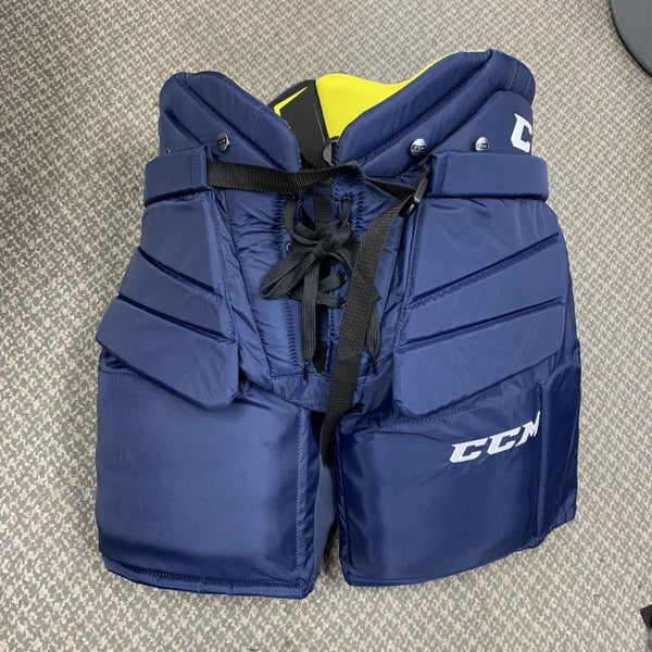NEW CCM R1.9 Navy Goal Pants | SR Large