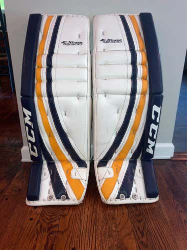 White Used CCM Extreme Flex 35+2”