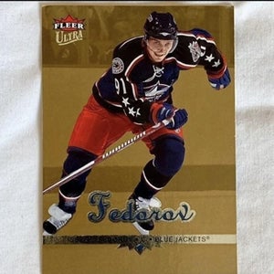 2006 SERGEI FEDOROV COLUMBUS BLUE JACKETS NHL HOCKEY CARD