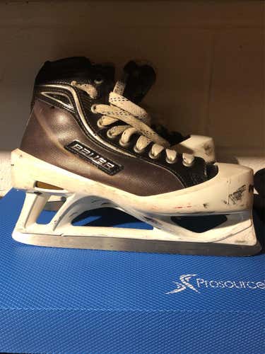Used Bauer Supreme One100 Extra Wide Width  Size 8.5 Hockey Goalie Skates