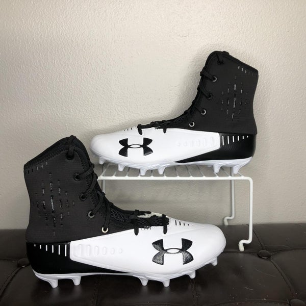 NEW under armour highlight select football cleats black white size men’s 11