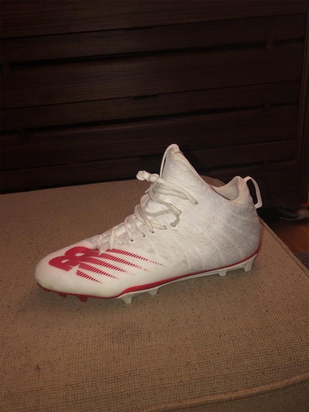 White Adult Molded Cleats High Top