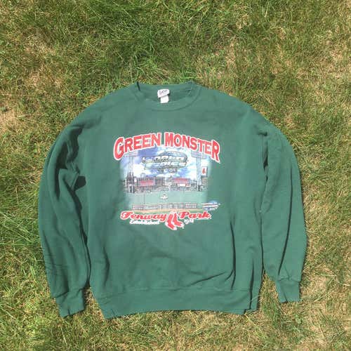 Red Sox Fenway Green monster 2004 World Series Crewneck sweatshirt