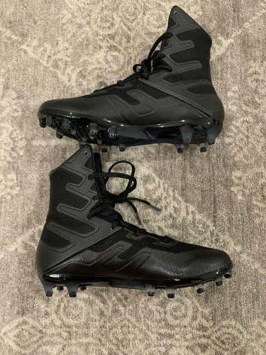 Under Armour UA Highlight MC Football Cleats BLACK 3000177-001 Men size 8 NEW