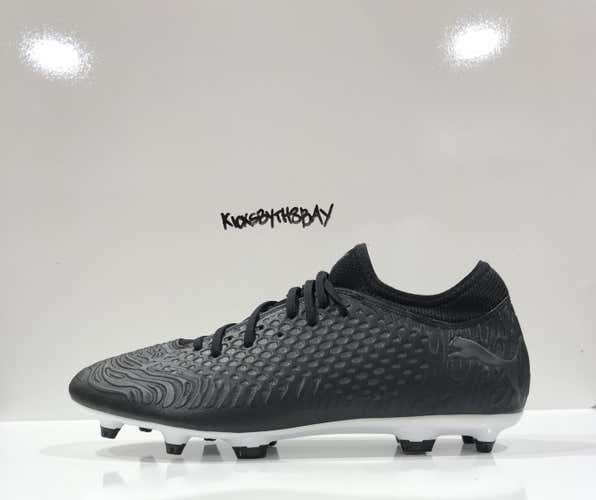 Puma Future 19.4 FG/AG Soccer Cleats Black White 105545 02 Men's size 11.5