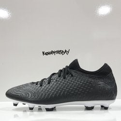 Puma Future 19.4 FG/AG Soccer Cleats Black White 105545 02 Men's size 11.5
