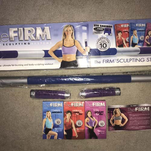 The Firm Sculpting Stick System 2 3-in-1 8lb Weighted Exercise Bar