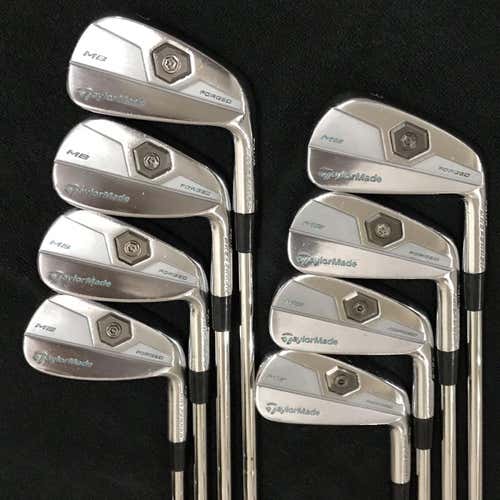 Used Right Handed Extra Stiff Flex Steel Shaft Iron Set