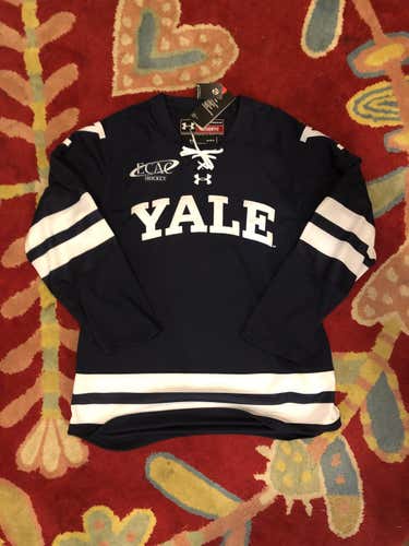 Brand New with Tags UA Yale Hockey Jersey