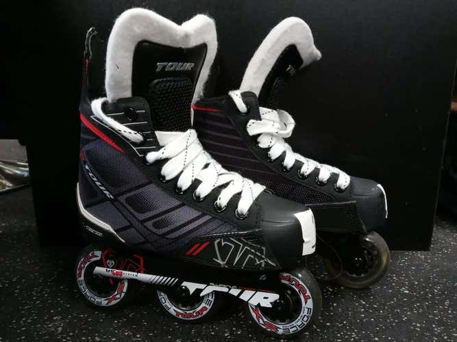 Used Tour Skate Fb-225 Junior 01 Street Hockey Roller Hockey Skates