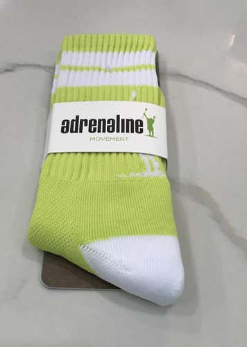 Green Adult One Size Fits All Adrenaline Socks