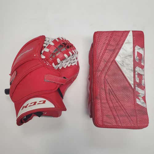 Used Pro Stock CCM Premier II Blocker & Catcher (GLV039)