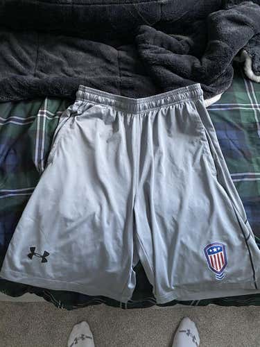 Shootout for Soldiers under amour shorts