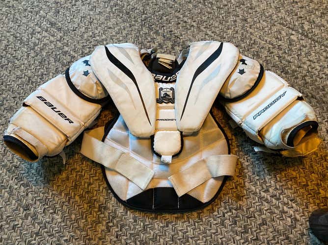 Used Small Bauer Prodigy Goalie Chest Protector