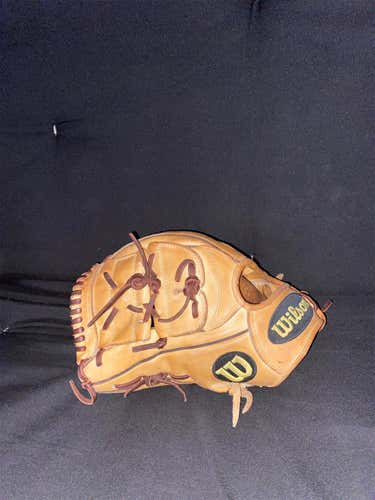 Yellow Used Pitcher's A2000 B2 12" Baseball Glove
