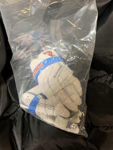 White New STX Surgeon 400 13" Lacrosse Gloves