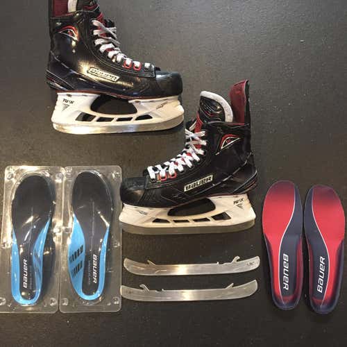 Used Bauer Vapor 1X 2.0 Regular Width Size 4.5 Hockey Skates