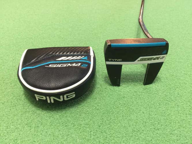 35" Ping  Sigma 2 Tyne Right Handed Counterbalanced Putter Used Men's WITH headcover PP60 grip