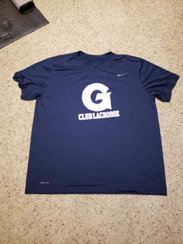 Nike Georgetown Hoyas Club Lacrosse Shooter Shirt XXL