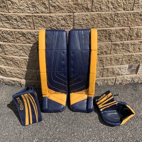 Warrior Ritual Pro Leg Pads W/ matching Reebok P4 Gloves