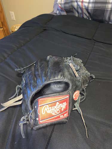 Black Used Pitcher's Pro Preferred 12" Baseball Glove