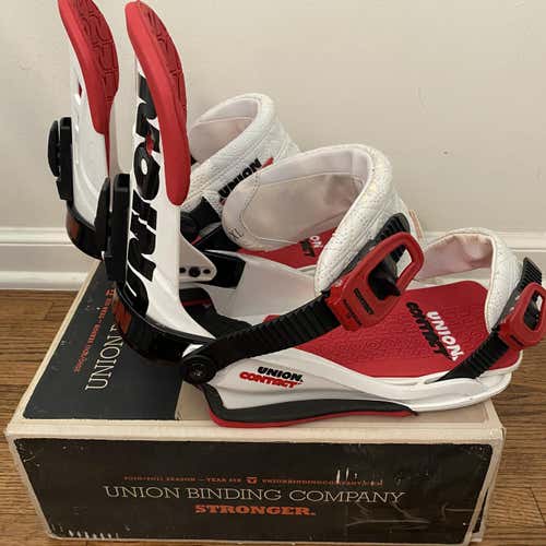 Men's L/XL Union Contact Freestyle Snowboard Bindings