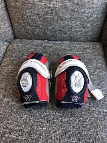 Game Used Boston Cannons Brine Arm Pads