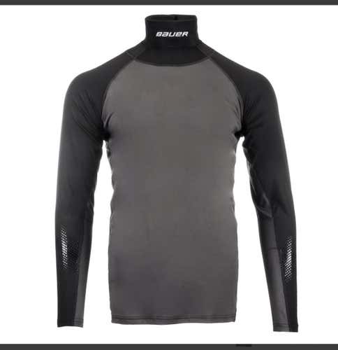 Bauer S19 Long Sleeve Neck Protection Top