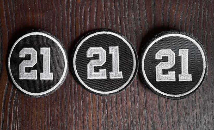100% Accurate Reproduction Chicago Blackhawks Stan Mikita #21 Memorial Patch