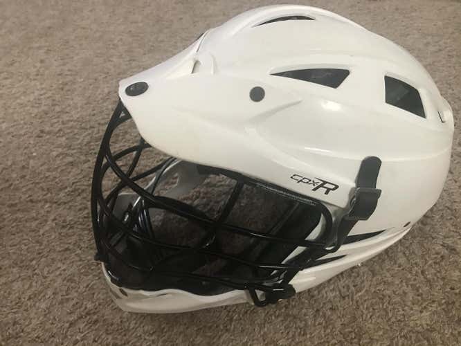 White Used Adult Player's Cascade CPX-R Helmet