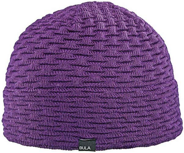 ​WOMEN’S BULA “CHICAGO” WOOL WINTER BEANIE HAT (GRAVPUR) PURPLE