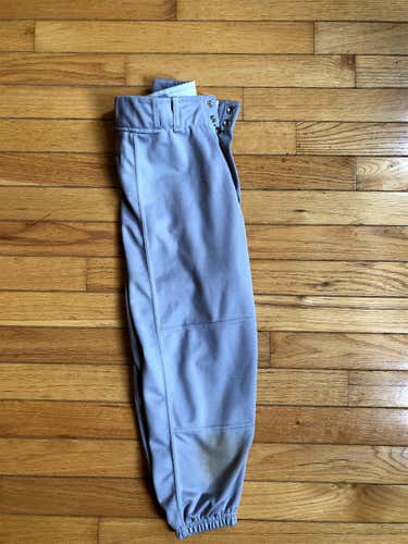 Gray Men's Medium Franklin Baseball Pants
