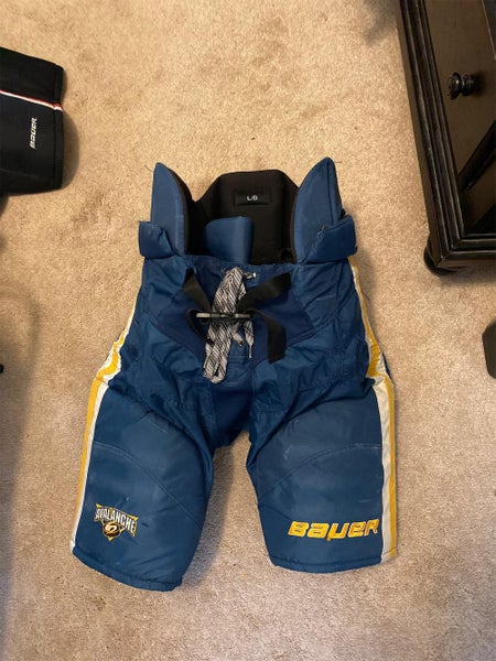 Blue Used Large Bauer Nexus Custom Pro Pro Stock Hockey Pants