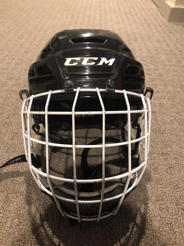 Black Used Medium CCM Resistance 300  Helmet