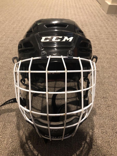 Black Used Medium CCM Resistance 300 Helmet