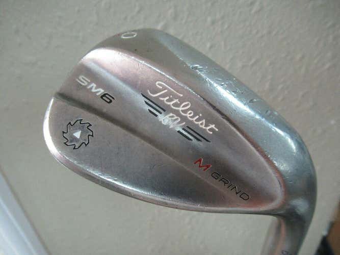 TITLEIST VOKEY SM6 M GRIND 60* LOB WEDGE FACTORY WEDGE FLEX STEEL NEW GRIP