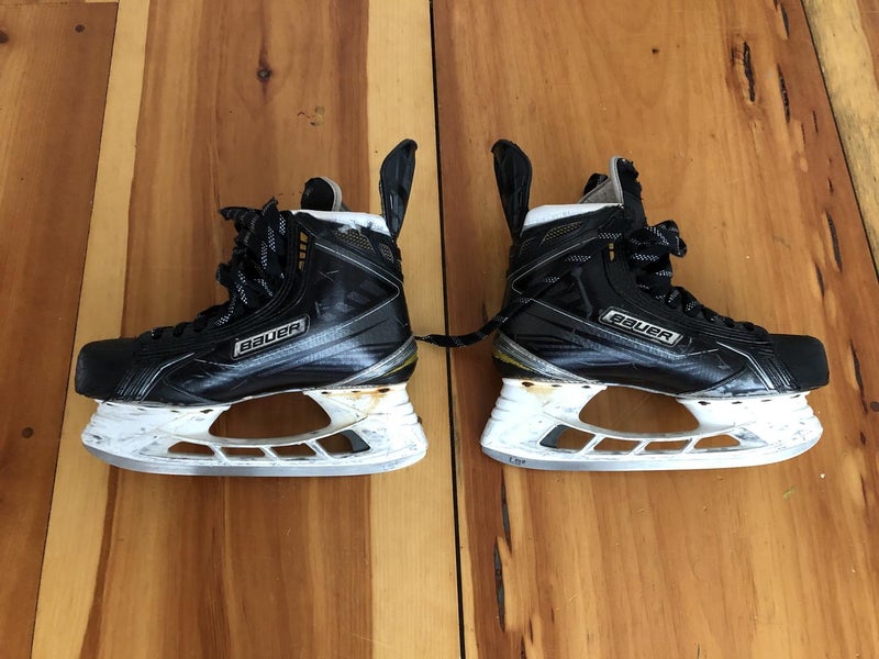 Senior Used Bauer Supreme MX3 Hockey Skates Regular Width Size 8.5